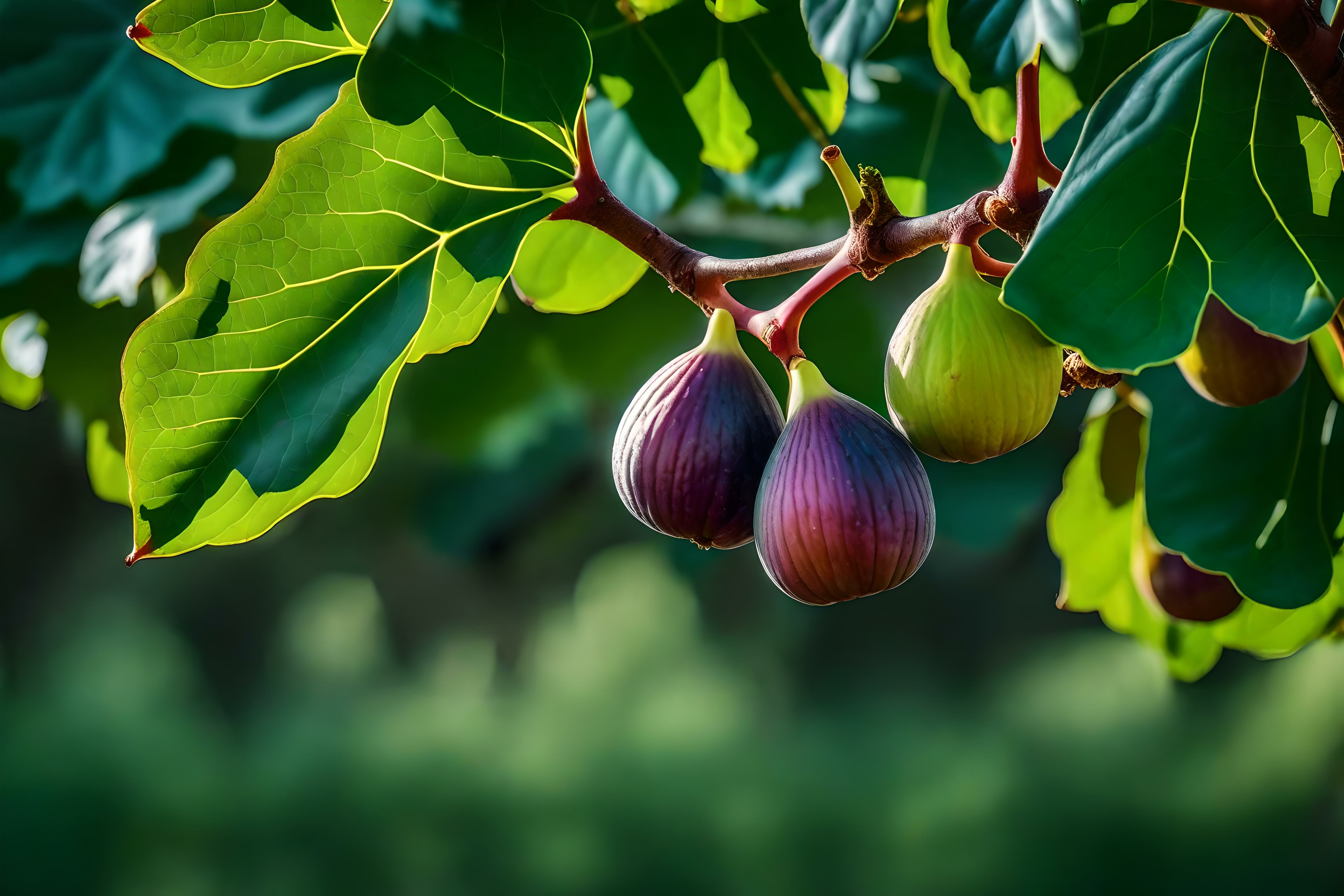 Feigenbaum mit reifen Früchten